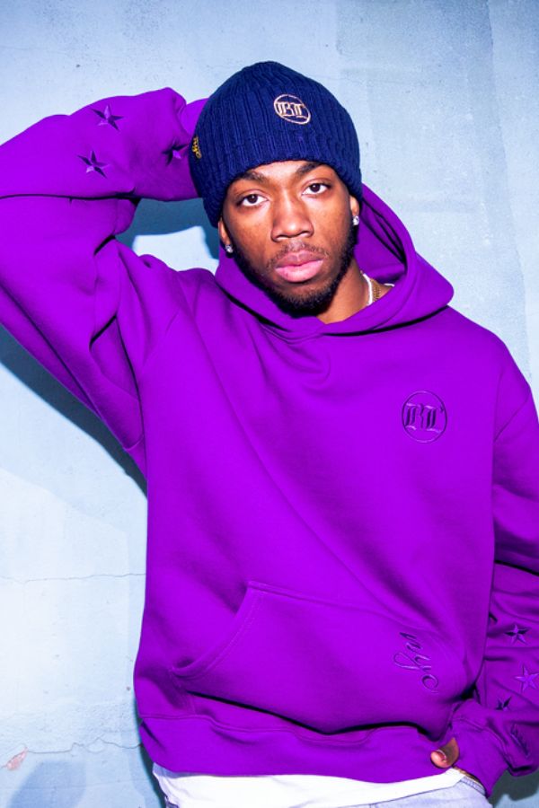 Royal Triad Collection Imperial Purple Oversized Pullover Hoodie Beyond Lost NYC