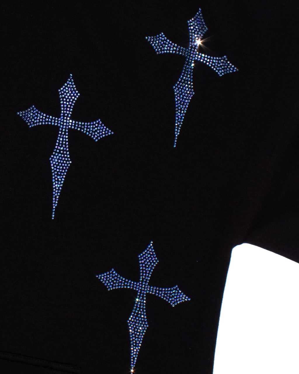 NEW! Black & Blue: Crystal Dagger Sweatpants