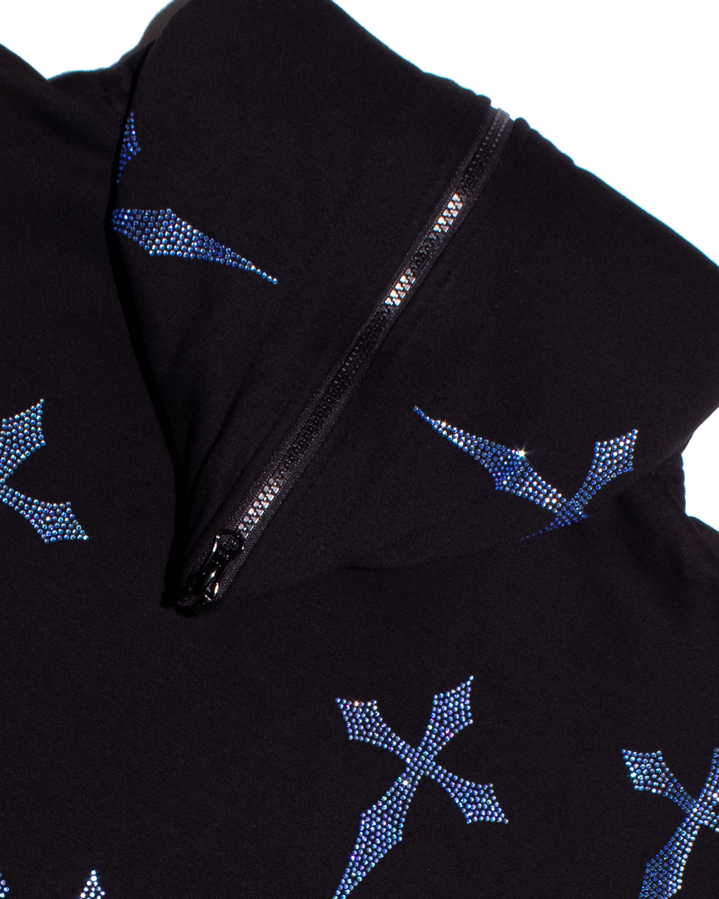 NEW! Black & Blue: Crystal Dagger Sweatpants