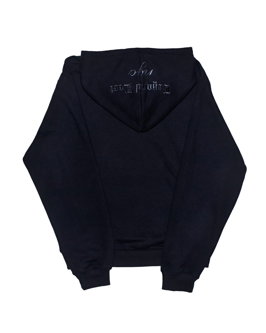 Monochromatic Collection: Black Hoodie - Oversized Pullover