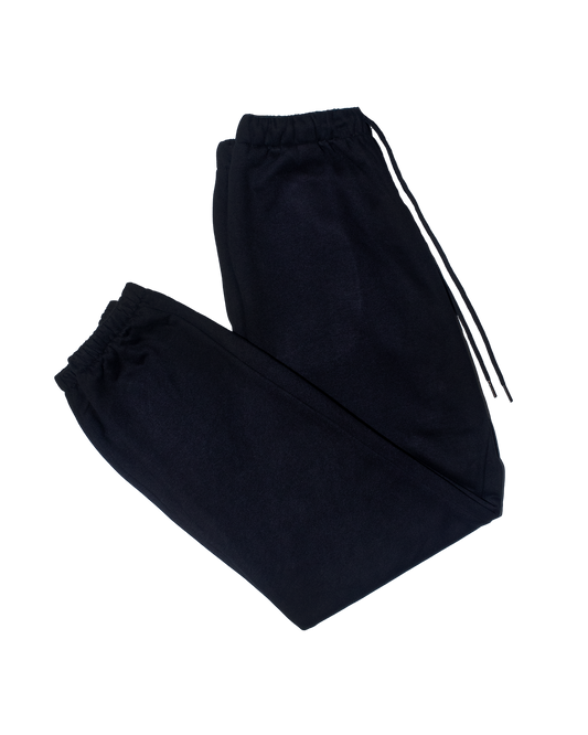 Monochromatic Collection: Black Sweatpants - Zip Pockets