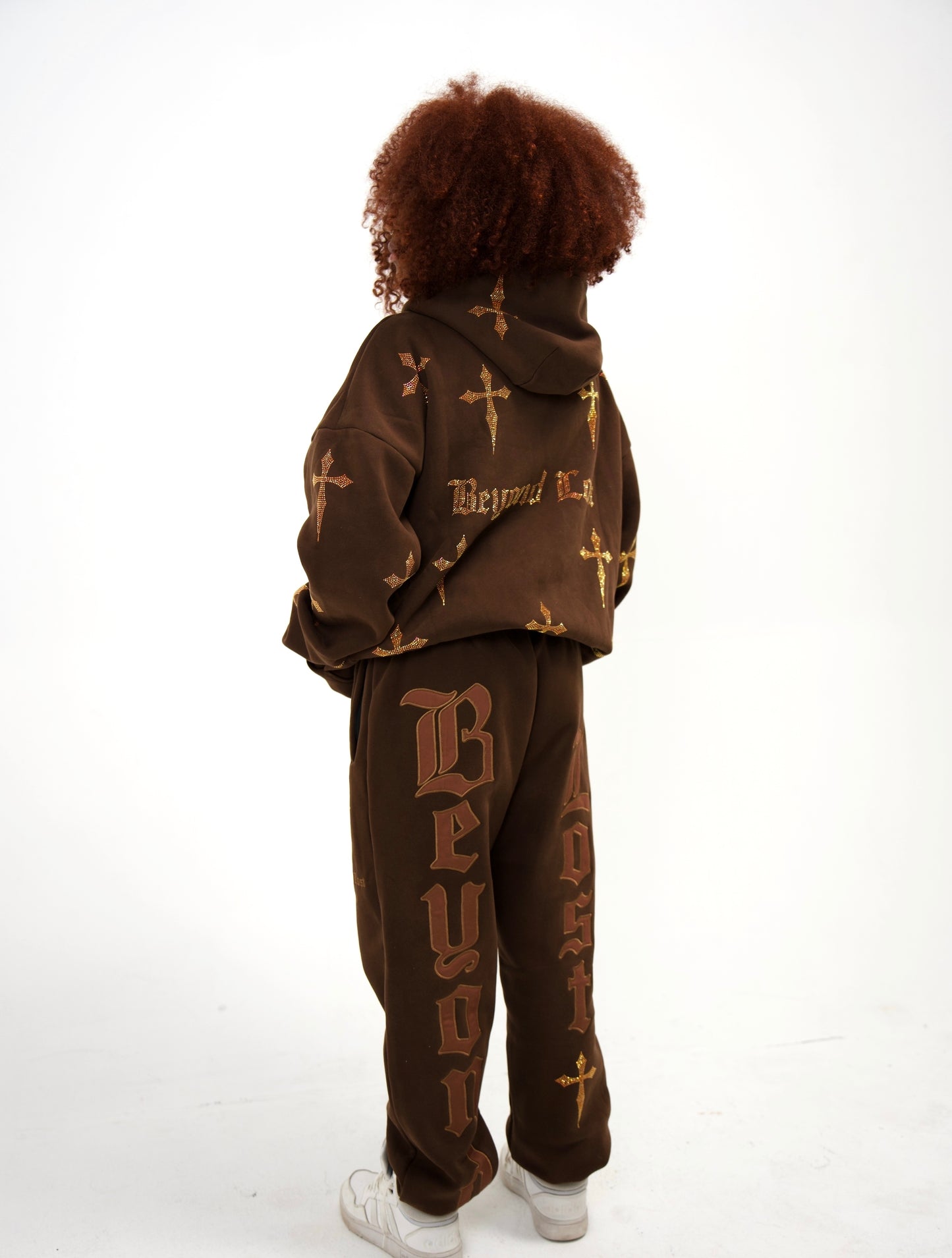 NEW! Forest Brown: Crystal Dagger Sweatpants