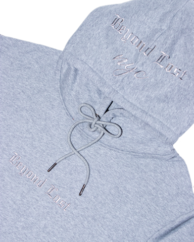 Monochromatic Collection: Gray Hoodie - Oversized Pullover- Limited Edition