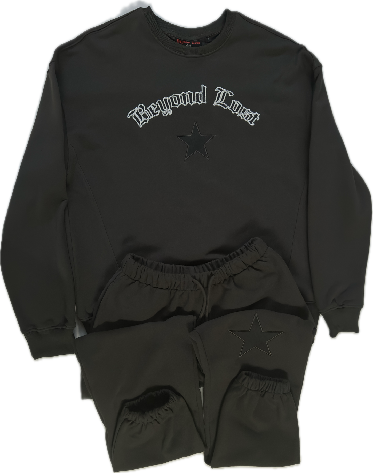 Smoke Gray Star Crewneck Sweatshirt. Lightweight Oversized. Limited Edition!
