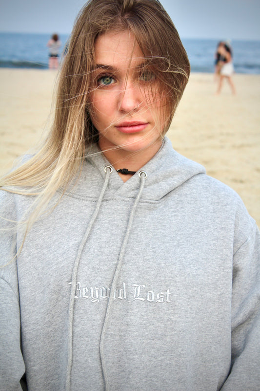 Monochromatic Collection: Gray Hoodie - Oversized Pullover- Limited Edition